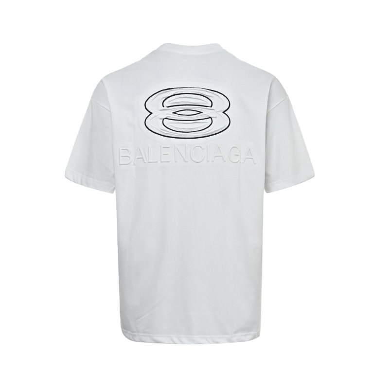 Balenciaga BB Logo White T-Shirt view