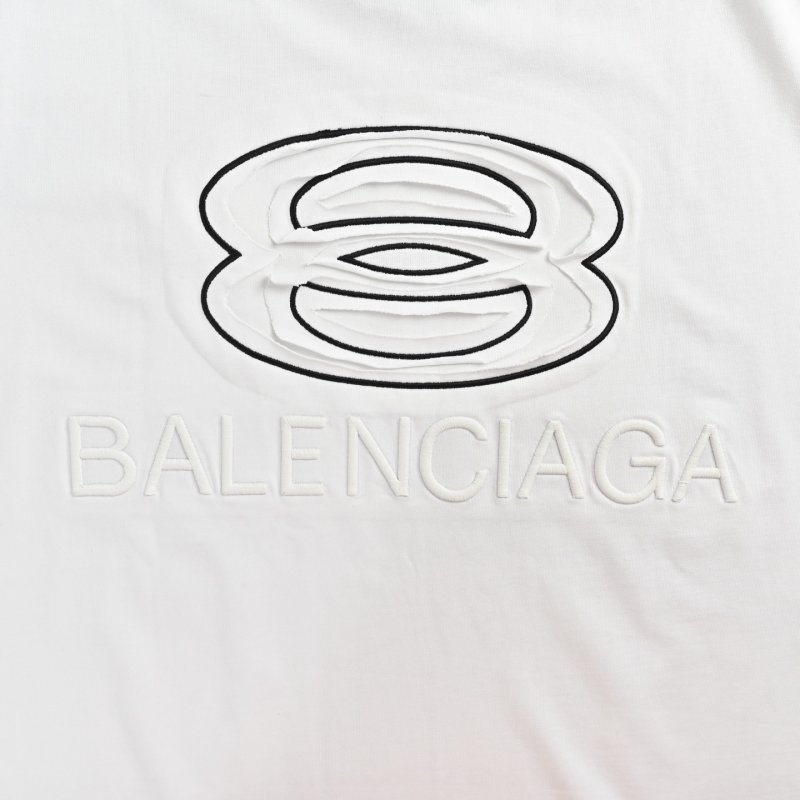 Balenciaga BB Logo White T-Shirt view