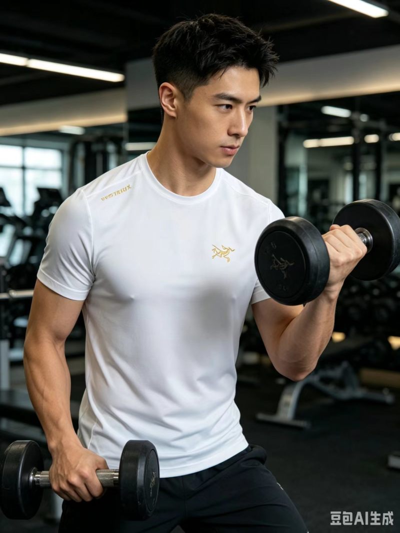 Arcteryx White Short Sleeve T-Shirt with Gold Logo