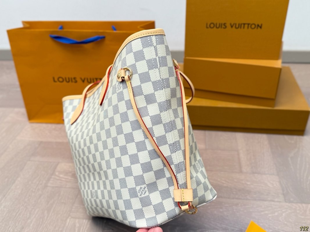 Louis Vuitton Neverfull Damier Azur Tote Bag view