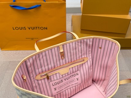 Louis Vuitton Neverfull Damier Azur Tote Bag view 8