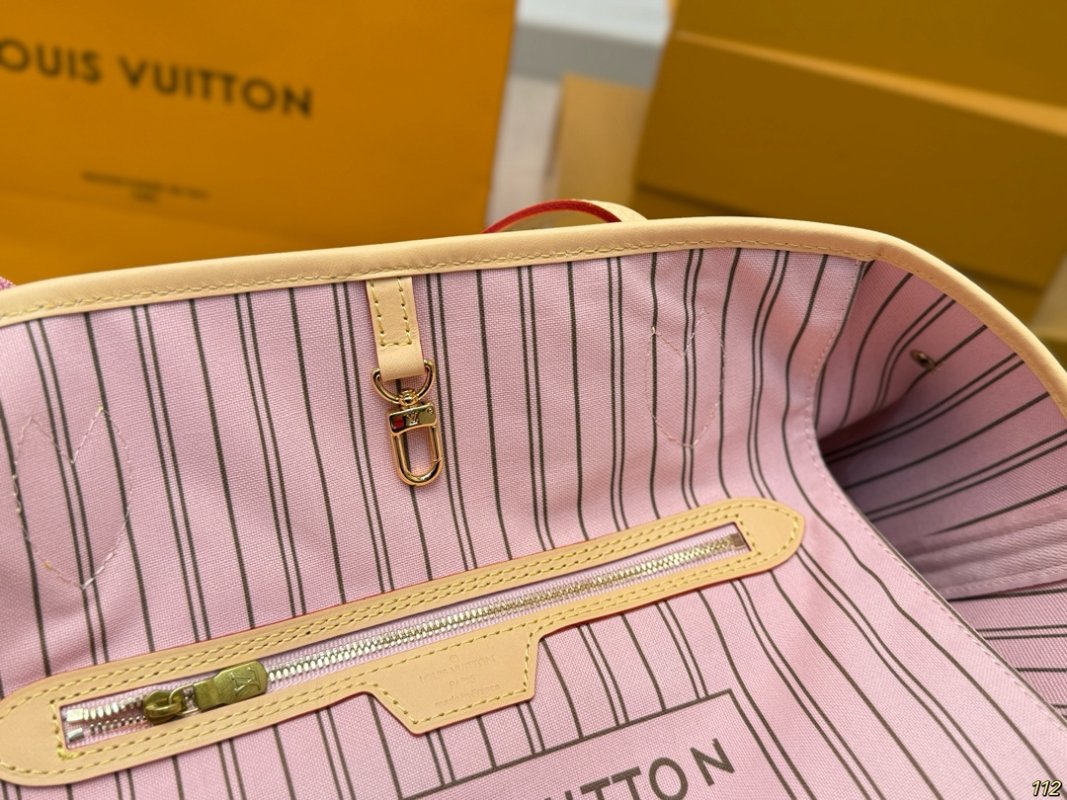 Louis Vuitton Neverfull Damier Azur Tote Bag view