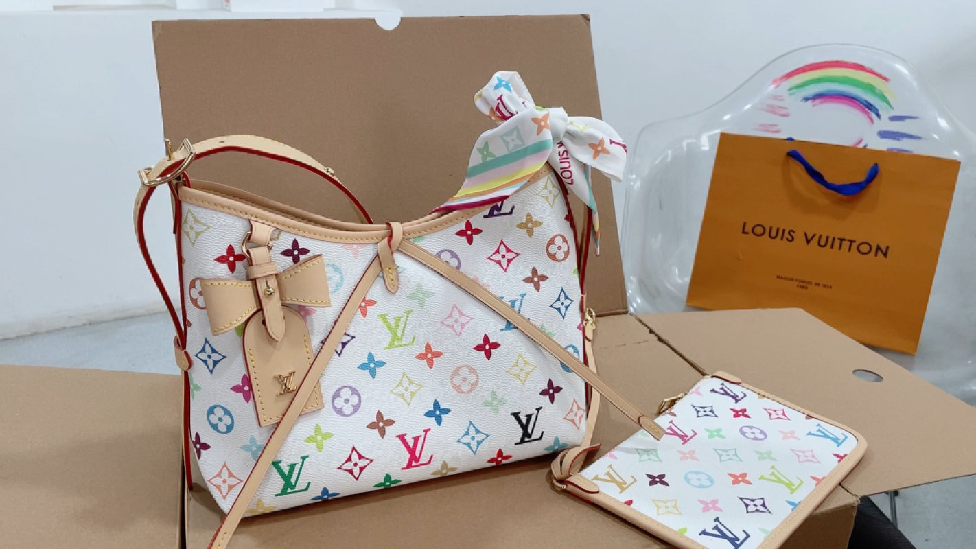 Louis Vuitton Multicolor Monogram Shoulder Bag with Wallet