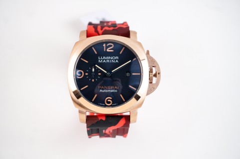 Panerai Luminor Marina Automatic Rose Gold Black Dial view 1