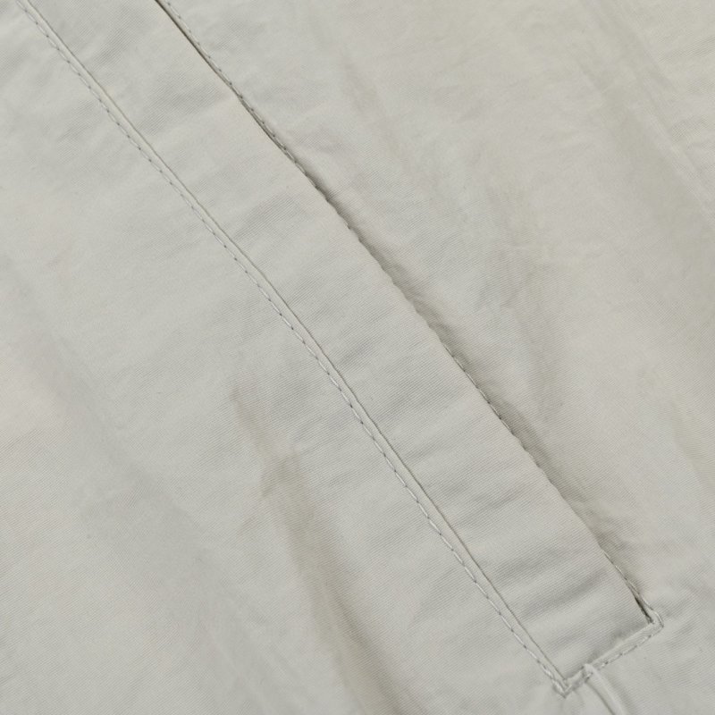 Red & White Colour-Block Windbreaker Jacket view