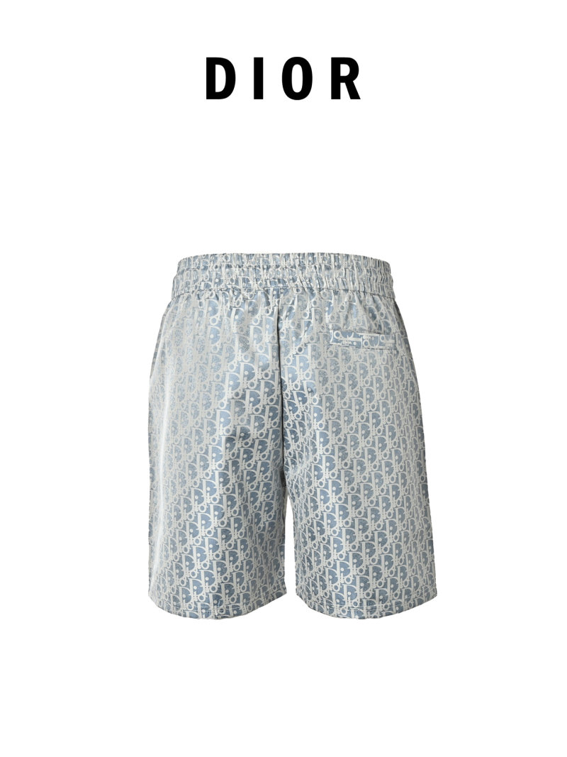Dior Monogram Shorts Blue & White view