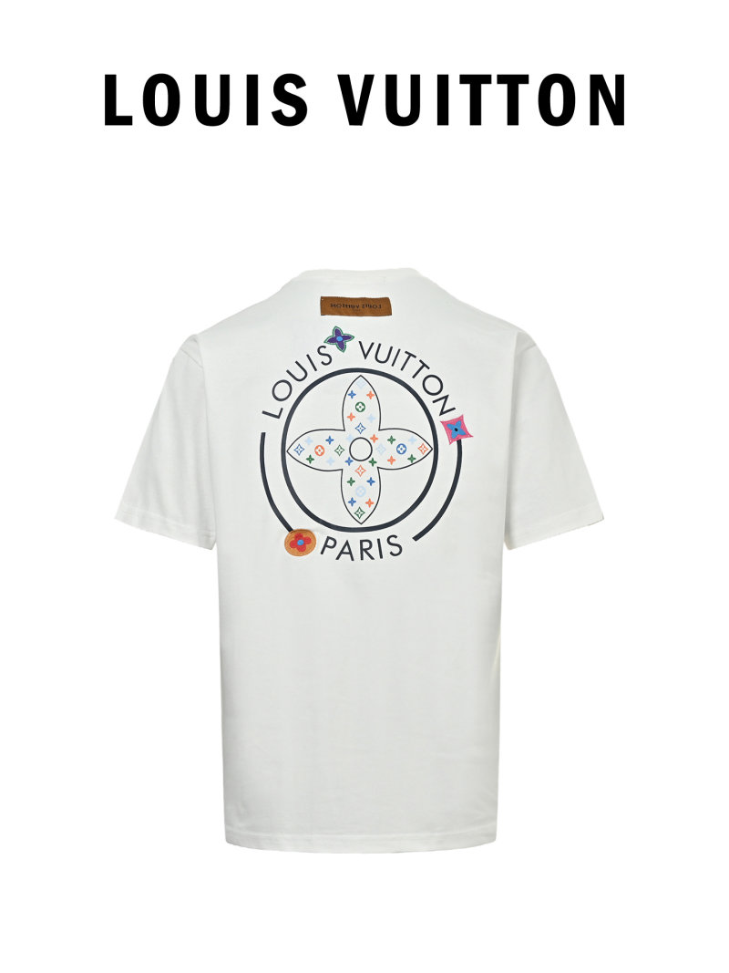 Louis Vuitton Monogram Flower White T-Shirt view