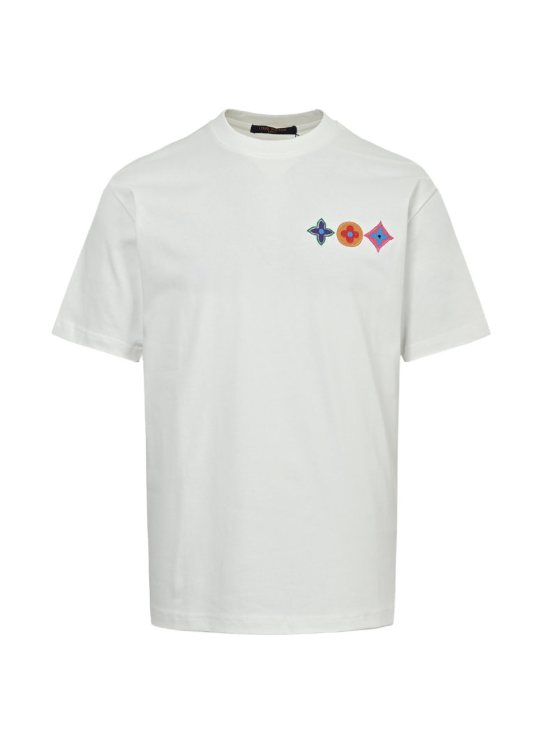 Louis Vuitton Monogram Flower White T-Shirt view