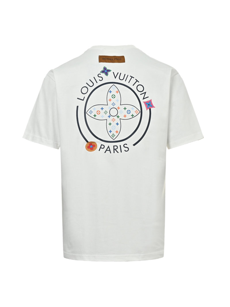 Louis Vuitton Monogram Flower White T-Shirt view