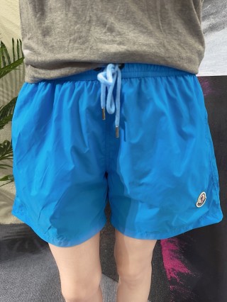 Blue Athletic Shorts with Drawstring view 3