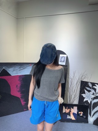 Blue Athletic Shorts with Drawstring view 4