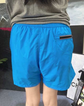Blue Athletic Shorts with Drawstring view 9