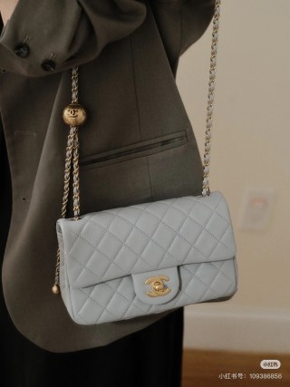 Chanel Quilted Burgundy Shoulder Bag with Gold Chain view 3