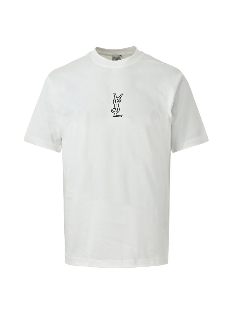 YSL White Logo T-Shirt view