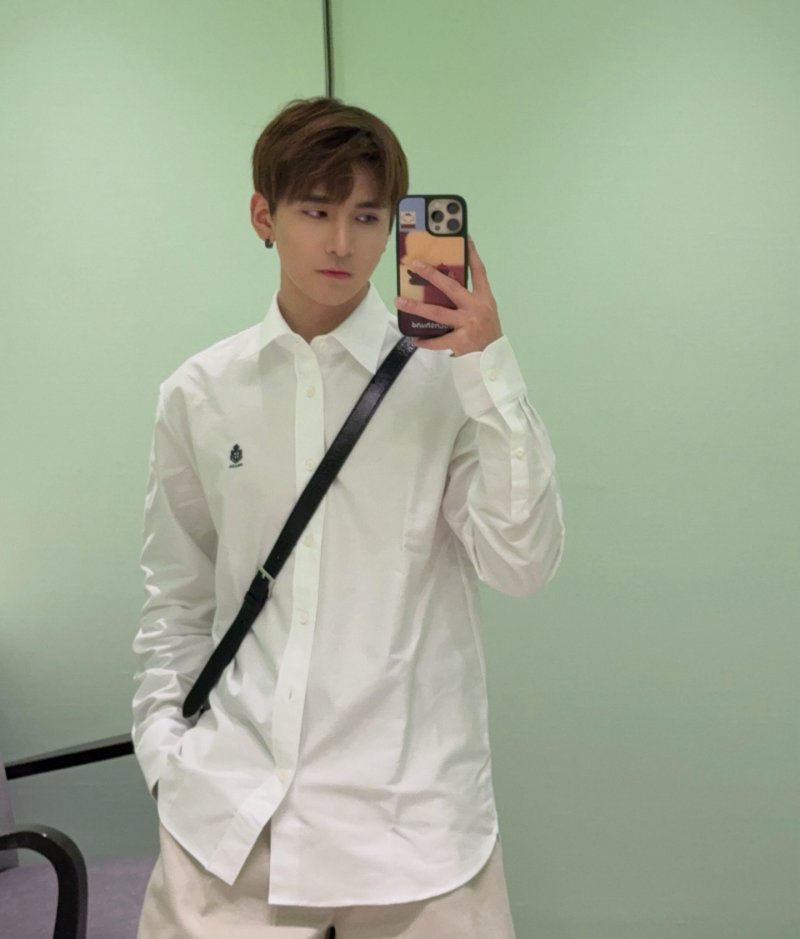 Premium White Casual Button-Up Shirt view