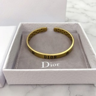 Dior Gold-Tone Cuff Bracelet view 2
