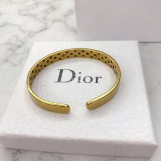 Dior Gold-Tone Cuff Bracelet view 4