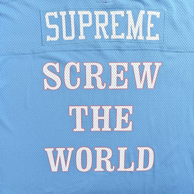 Blue Graphic Oversized T-Shirt with Logo Print view