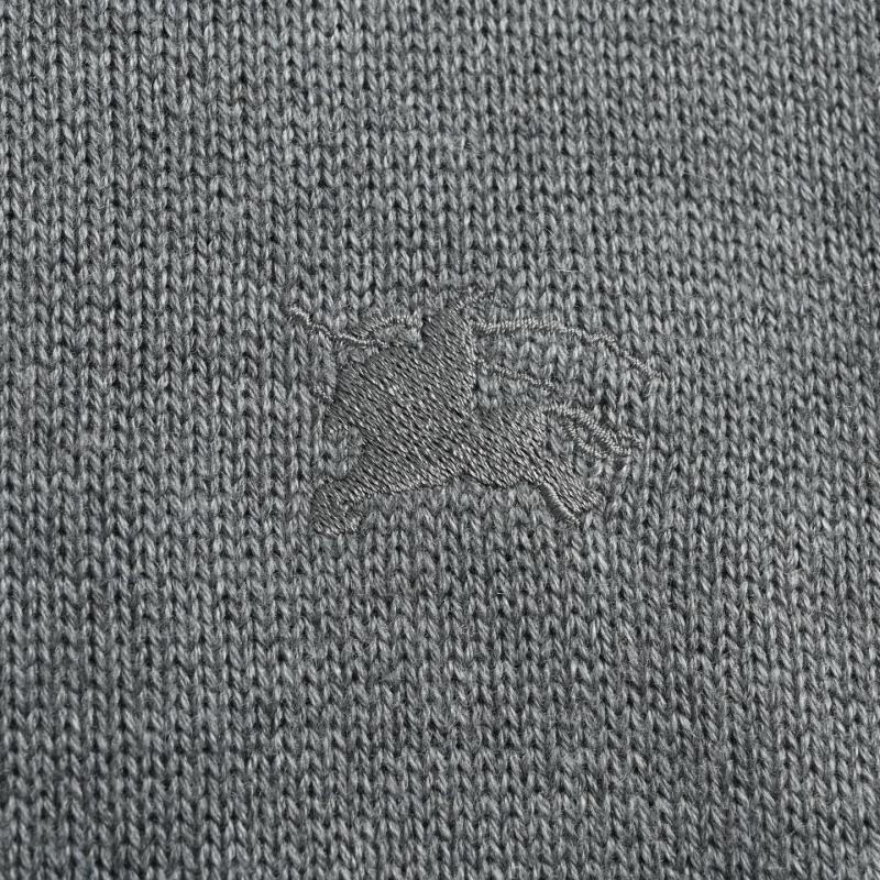 Grey Half-Zip Knit Sweater view