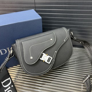 Dior Saddle Oblique Messenger Bag Grey view 2