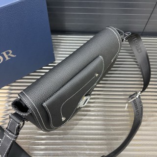 Dior Saddle Oblique Messenger Bag Grey view 7