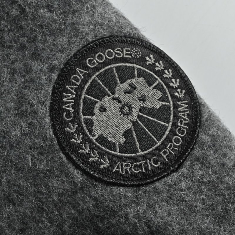 Grey Wool Blend Button-Up Shirt Jacket view