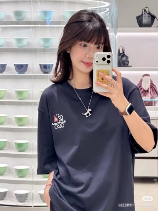 Black Embroidered Graphic T-Shirt view 9