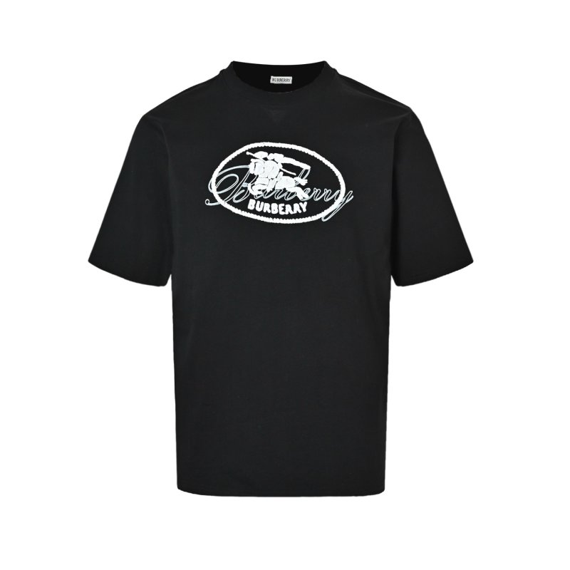 Burberry Black Logo Print Short Sleeve T-Shirt view