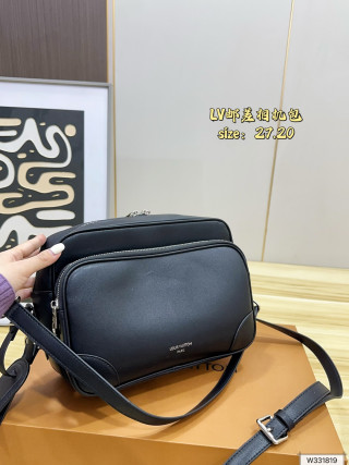 Louis Vuitton Black Messenger Camera Bag view 3