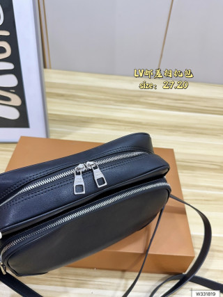 Louis Vuitton Black Messenger Camera Bag view 7
