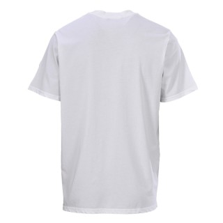 Moncler Logo Embroidered Short Sleeve T-Shirt White view 3