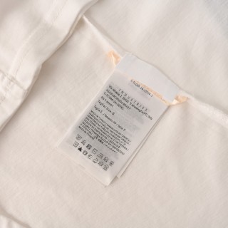 Moncler Logo Embroidered Short Sleeve T-Shirt White view 10