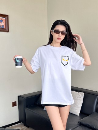 White Pocket Graphic T-Shirt view 1