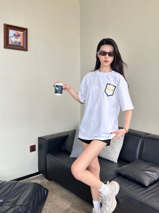 White Pocket Graphic T-Shirt view 2