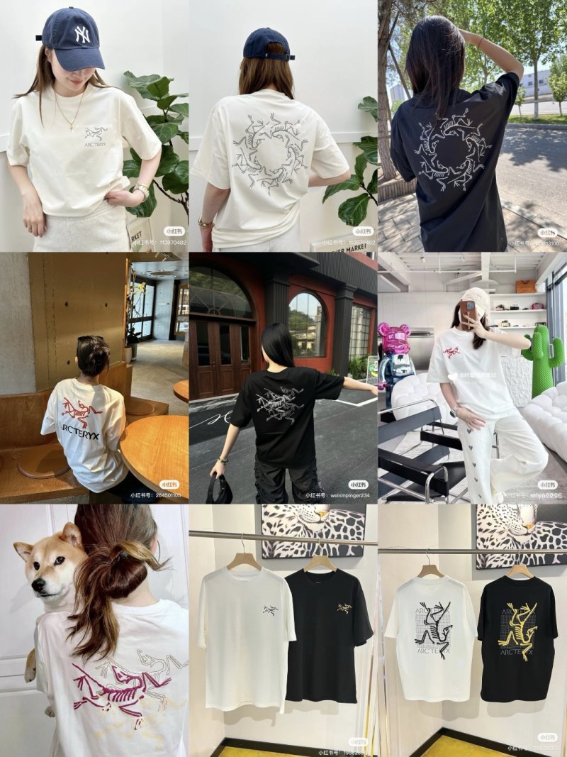 White LOEWE Graphic Print Short Sleeve T-Shirt view