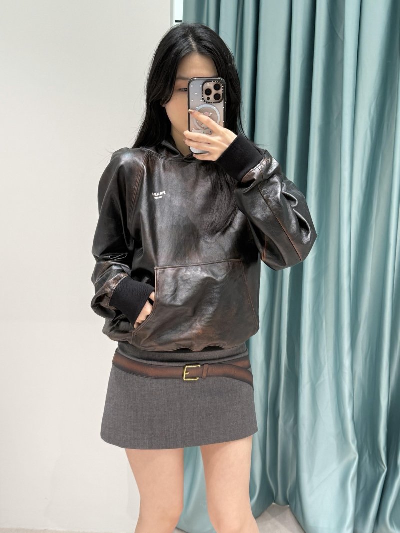 Black Oversized Hoodie with Embroidered Logo view