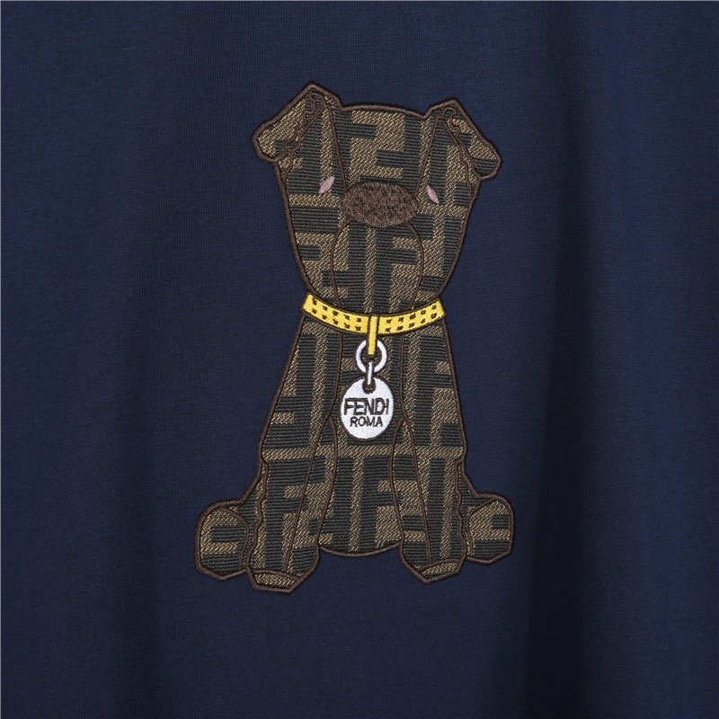 Navy Bear Logo Graphic T-Shirt view