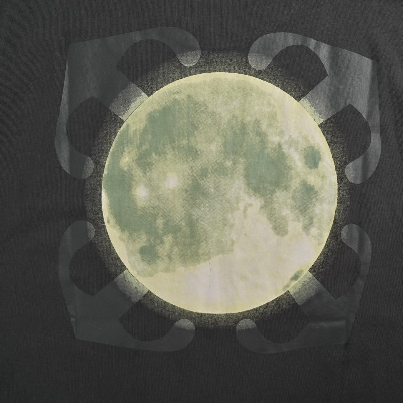 Black Short Sleeve T-Shirt with Gold Graphic Print view