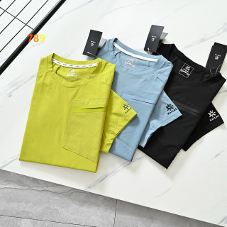 Yellow Quick-Dry Sport T-Shirt with Chest Pocket view 4