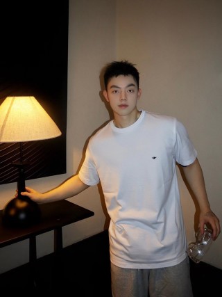 Classic White Short Sleeve T-Shirt view 1