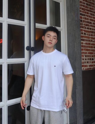 Classic White Short Sleeve T-Shirt view 3