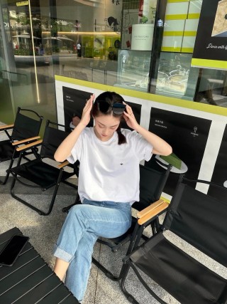 Classic White Short Sleeve T-Shirt view 8