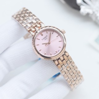 Tissot Charming Collection Pink Dial 26mm Steel Watch view 3