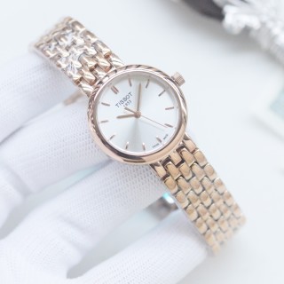 Tissot Charming Collection Pink Dial 26mm Steel Watch view 4