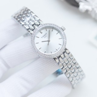Tissot Charming Collection Pink Dial 26mm Steel Watch view 5