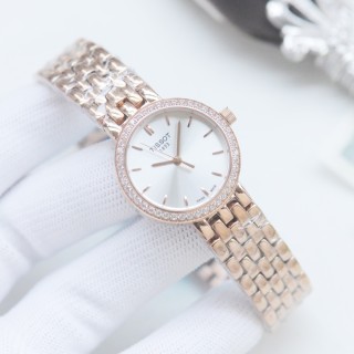 Tissot Charming Collection Pink Dial 26mm Steel Watch view 7