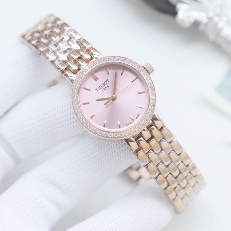 Tissot Charming Collection Pink Dial 26mm Steel Watch view