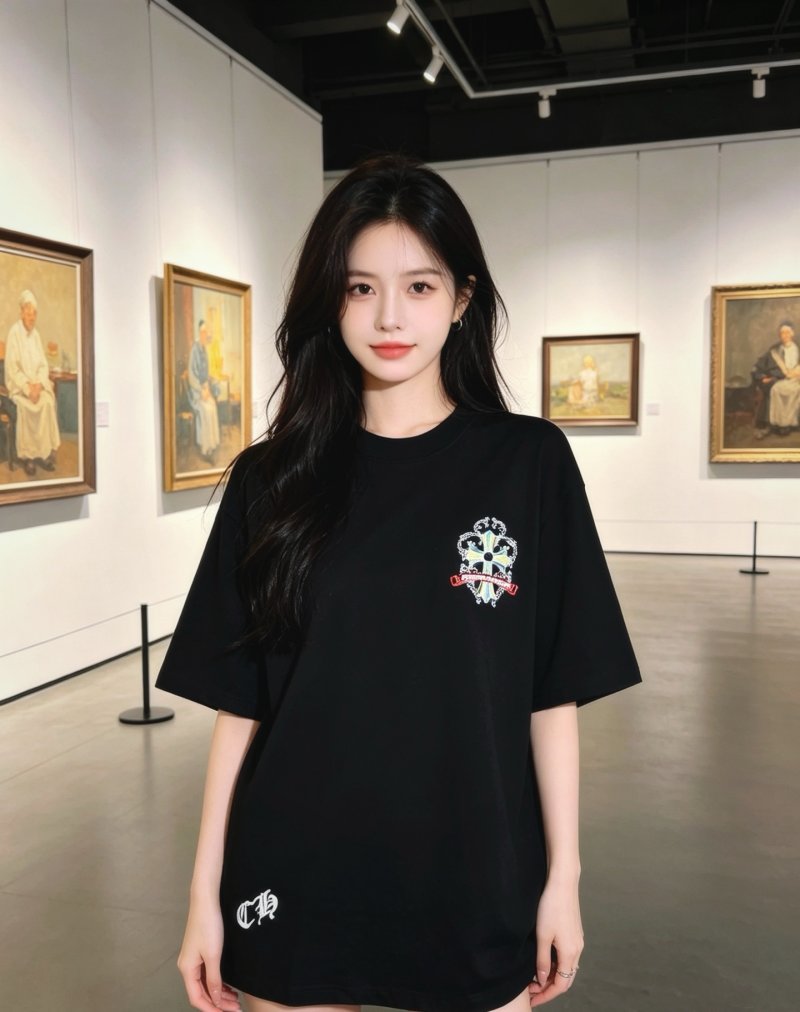 Chrome Hearts Black Graphic Logo T-Shirt