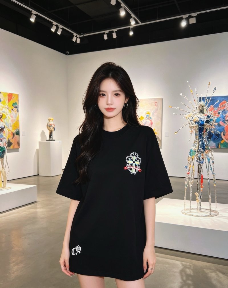 Chrome Hearts Black Graphic Logo T-Shirt view
