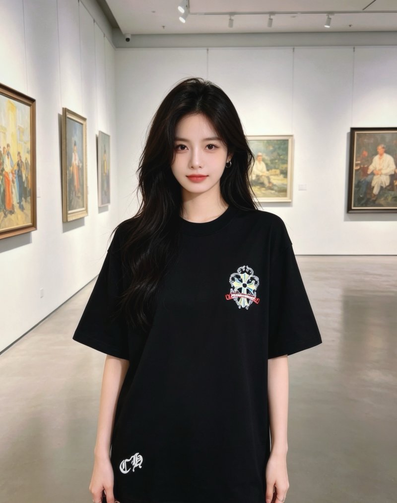 Chrome Hearts Black Graphic Logo T-Shirt view
